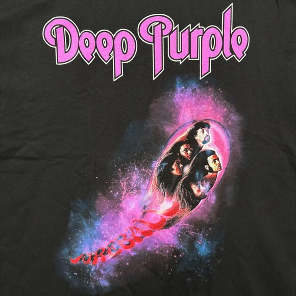 Deep Purple Fireball Album Rock Band Tee L - Picture 2 of 4